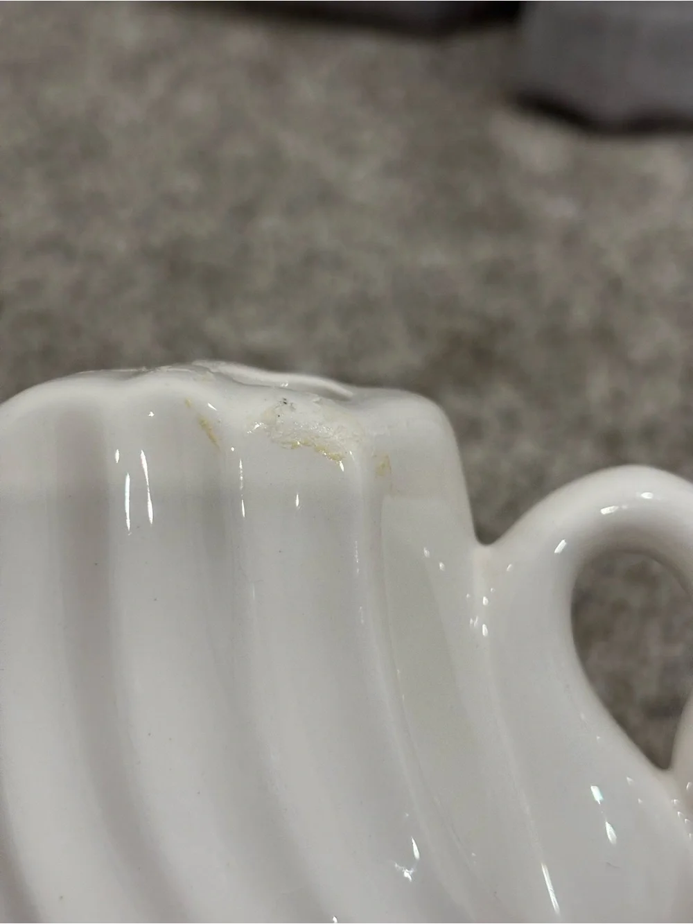 Vintage White Ceramic Swan Toothbrush Holder Bathroom Decor Cottage Core Country